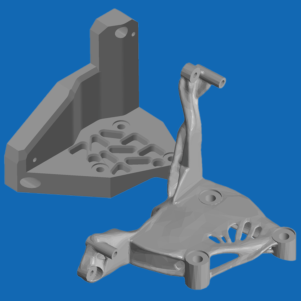 Topologieoptimierung mittels FEM zur Maximierung der Steifigkeit bei gleichzeitiger Gewichtsreduzierung