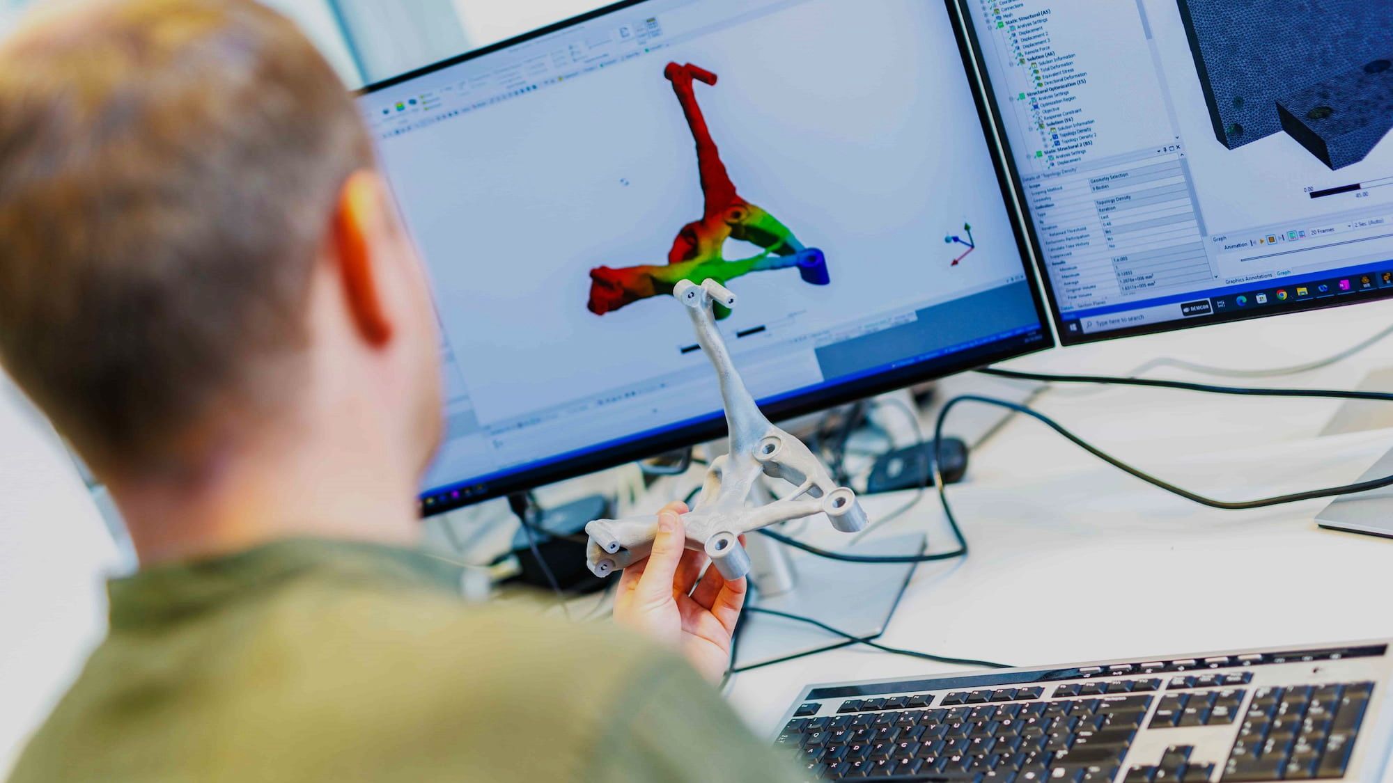 Topologieoptimierung 3D-Druck und FEM-Analyse