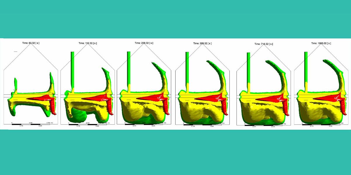 tijdsontwikkeling CFD-analyse gasexplosierisico woongebouw met behulp van ansys
