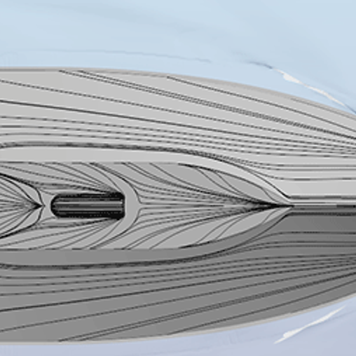 cfd-analyse van een boot op het water