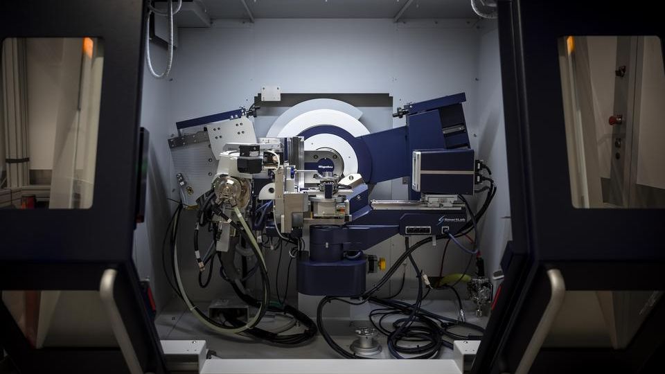 Maschine in der Materialabteilung auf dem Culham-Campus