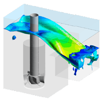 simulatie van meerfasenstromen CFD
