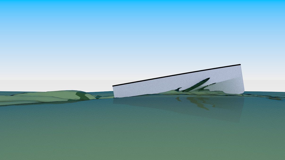 CFD analysis van een boot op een golf