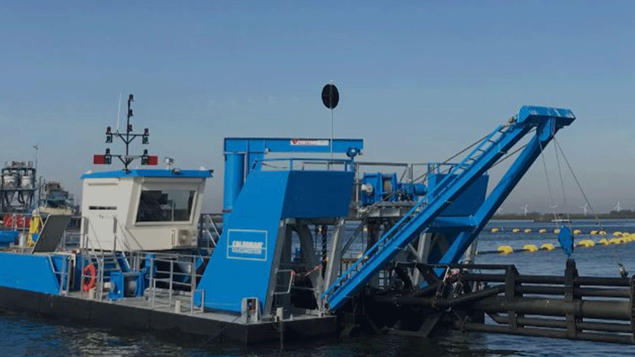 dredging boat