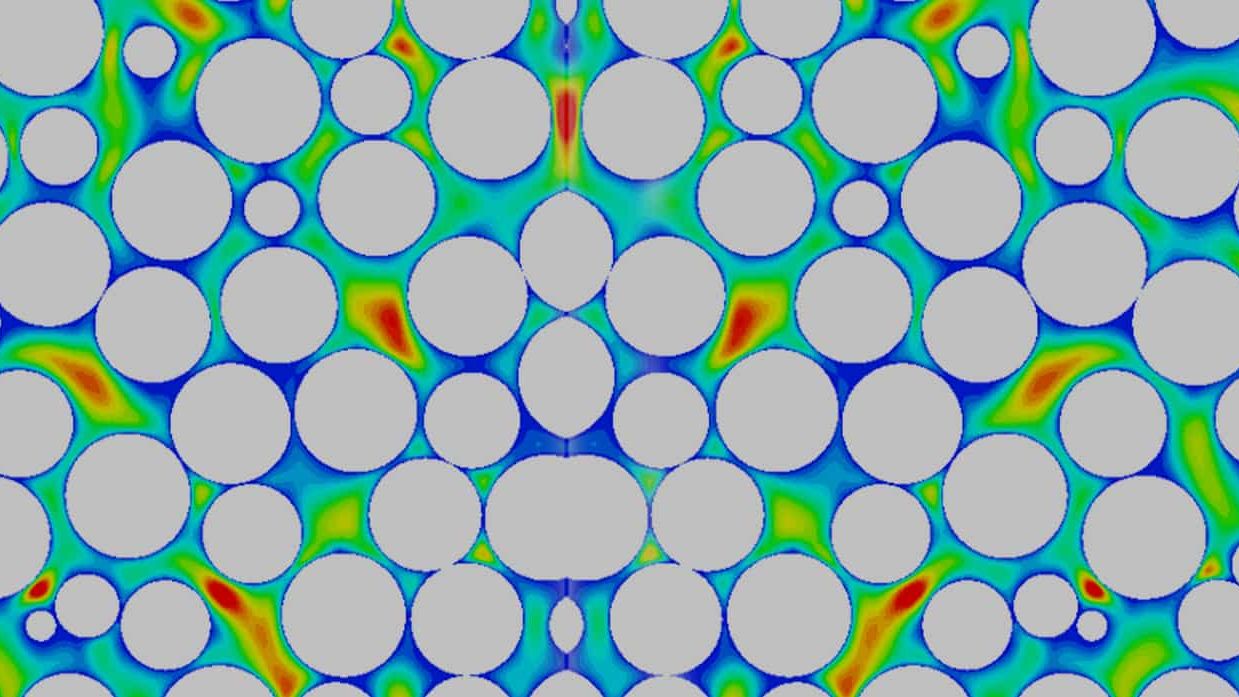 CFD of flow through porous 2D geometry using ansys