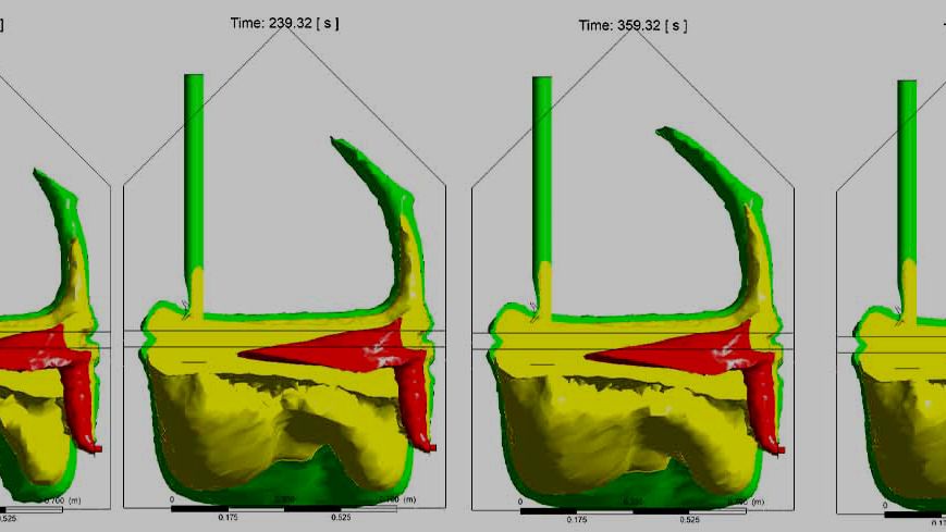 tijdsontwikkeling CFD-analyse gasexplosierisico woongebouw met behulp van ansys