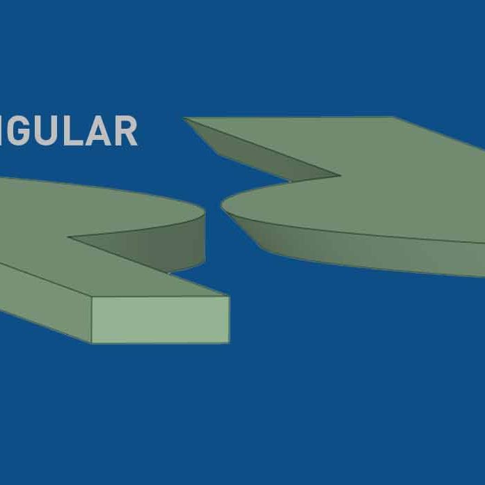 Mikrofluidische Kanäle mit rechteckiger und trapezförmiger Form
