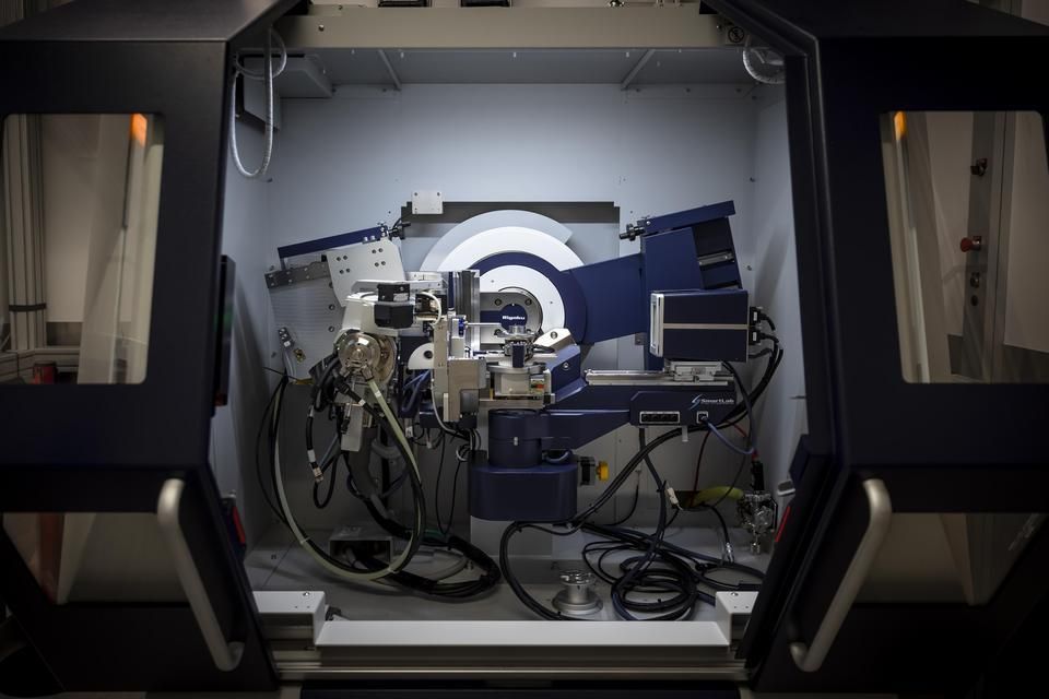 Maschine in der Materialabteilung auf dem Culham-Campus