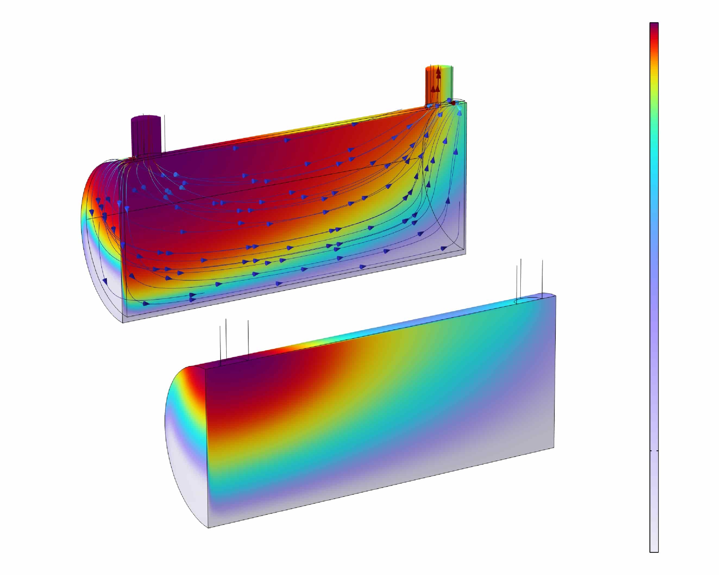 CFD analysis fiber module CO2 capture