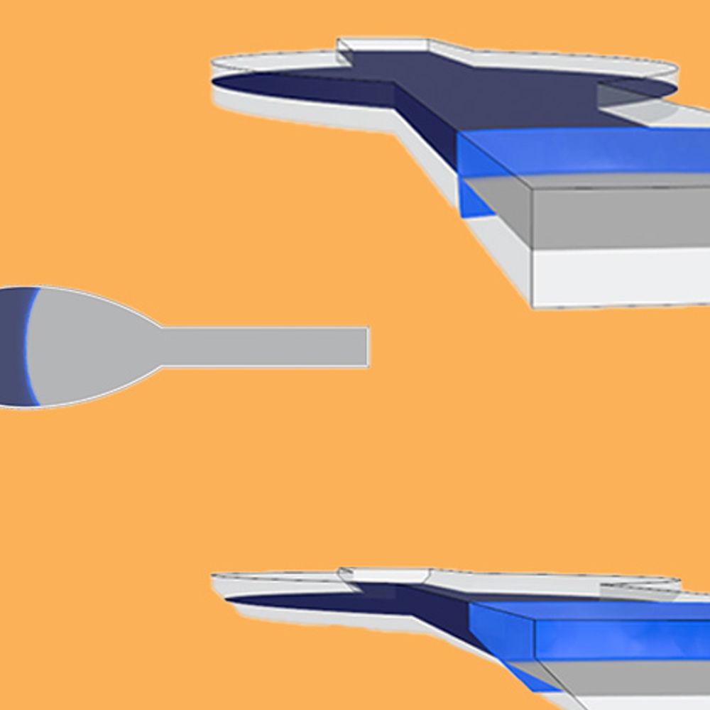 CFD-resultaten tonen de vulling van twee microfluïdische kanalen