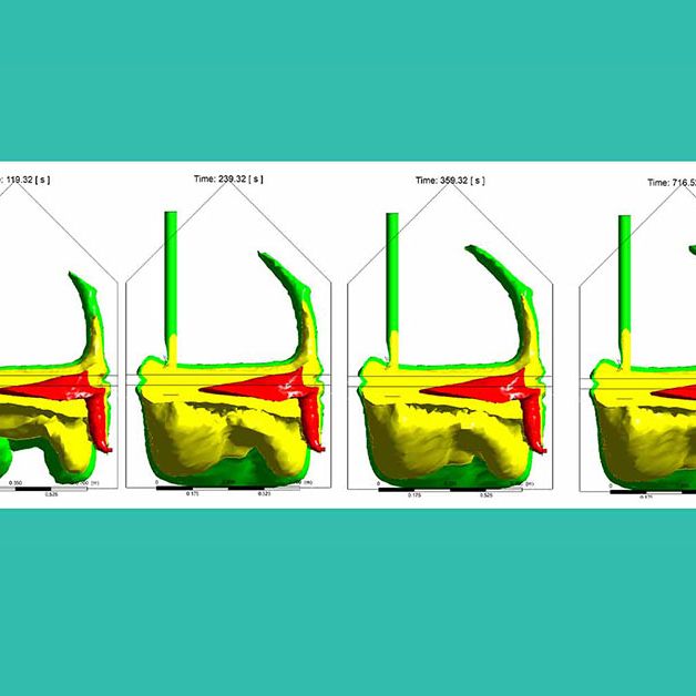 tijdsontwikkeling CFD-analyse gasexplosierisico woongebouw met behulp van ansys