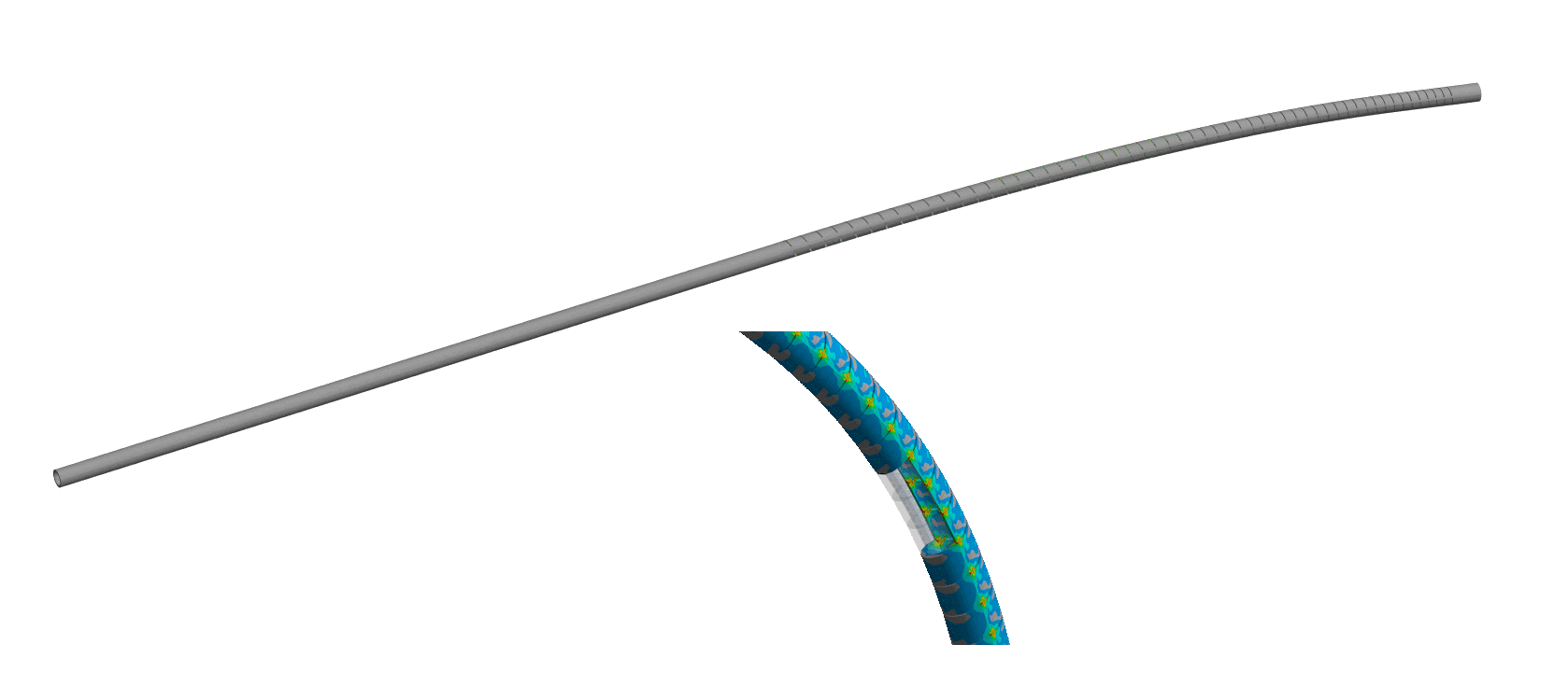 FEA_analysis_guidewire_demcon_multiphysics